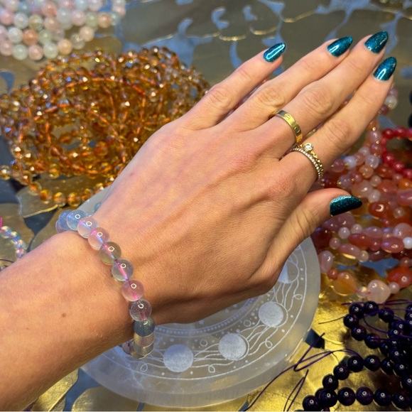 Morganite Gemstone Quality Bracelet MBH28 - Picture 3 of 3